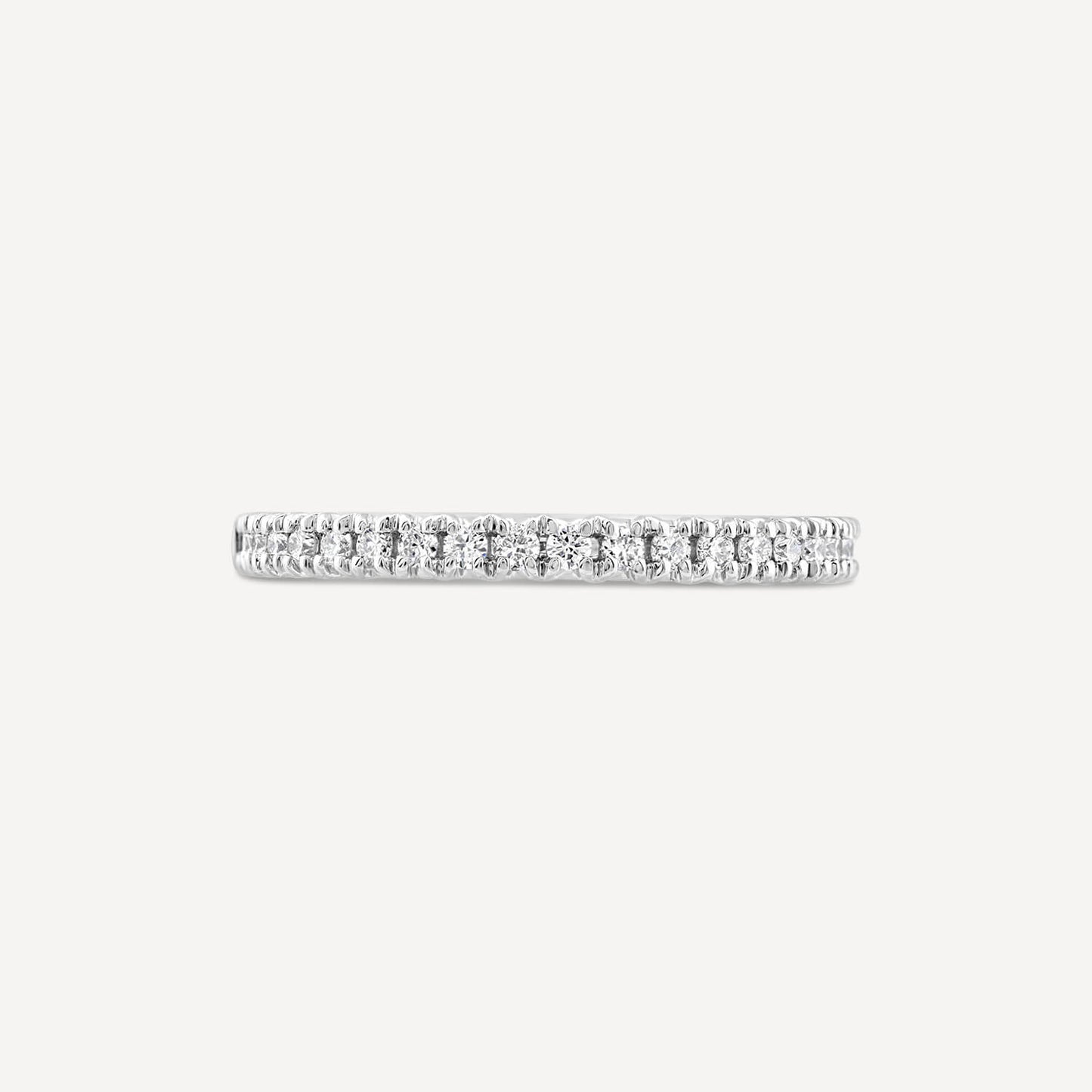 Born Platinum 0.20ct Lab Grown Claw Set Diamond Wedding Ring