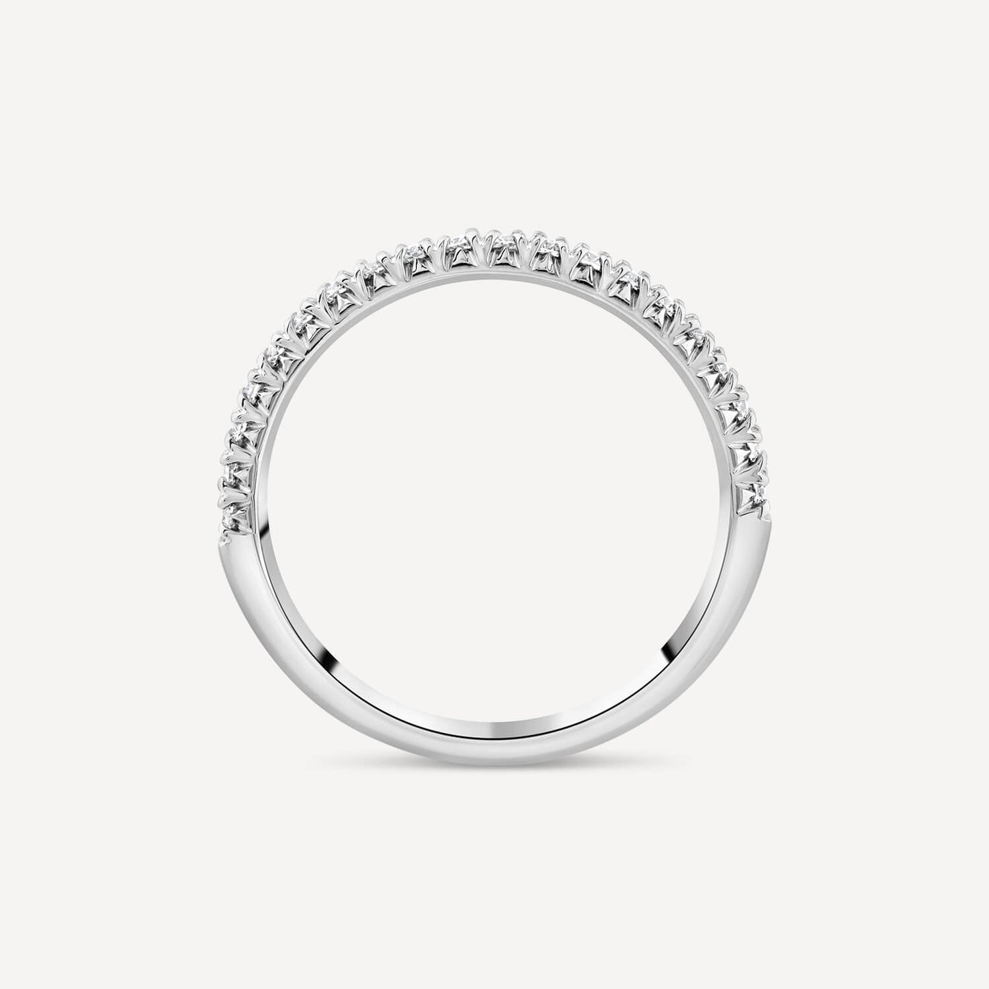 Born Platinum 0.20ct Lab Grown Claw Set Diamond Wedding Ring