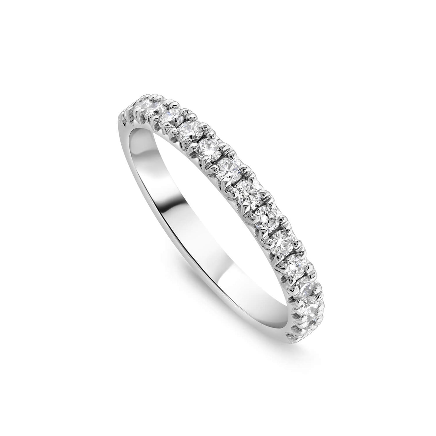Born Platinum 0.40ct Claw Set Diamond Wedding Ring