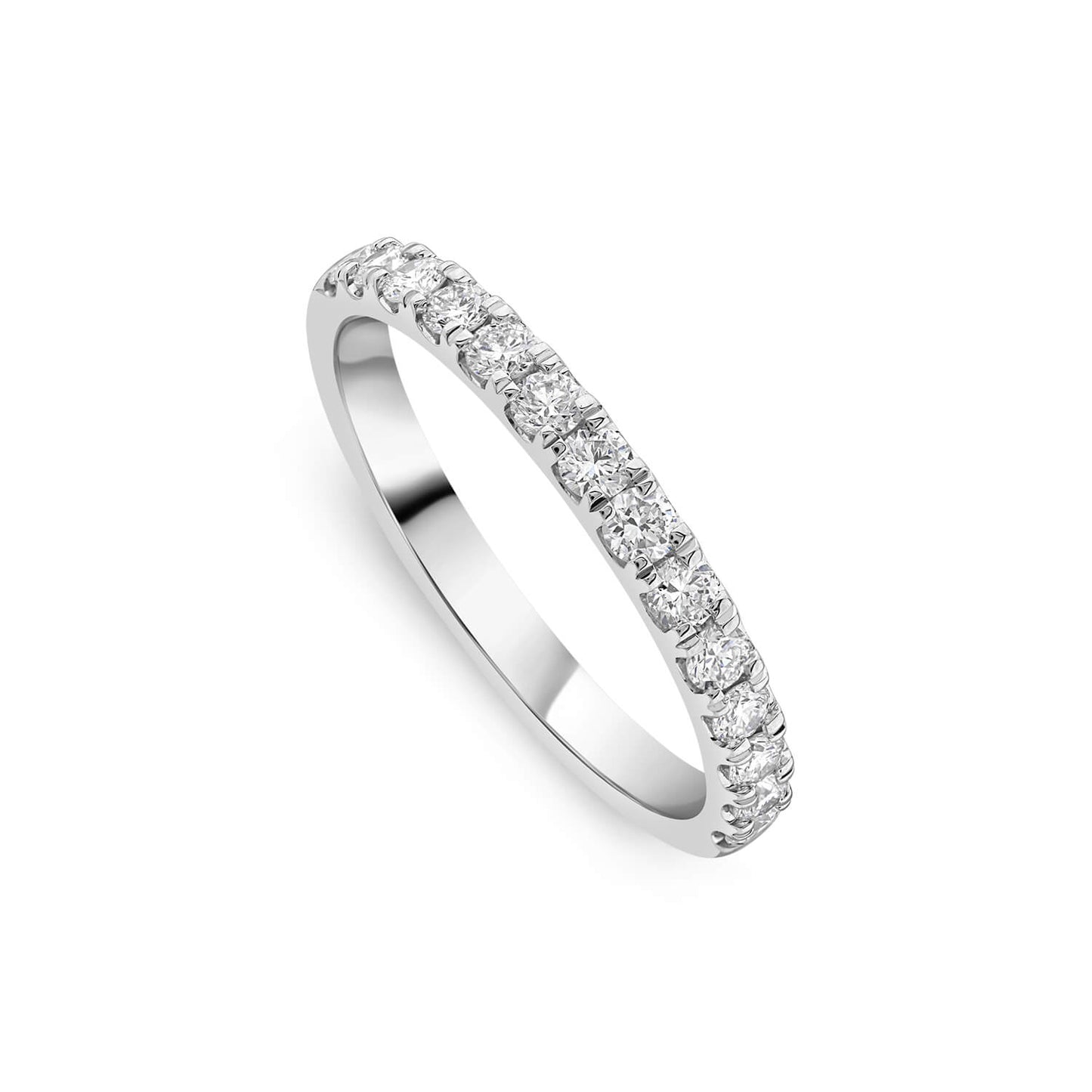 Born Platinum 0.40ct Lab Grown Split Claw Diamond Wedding Ring