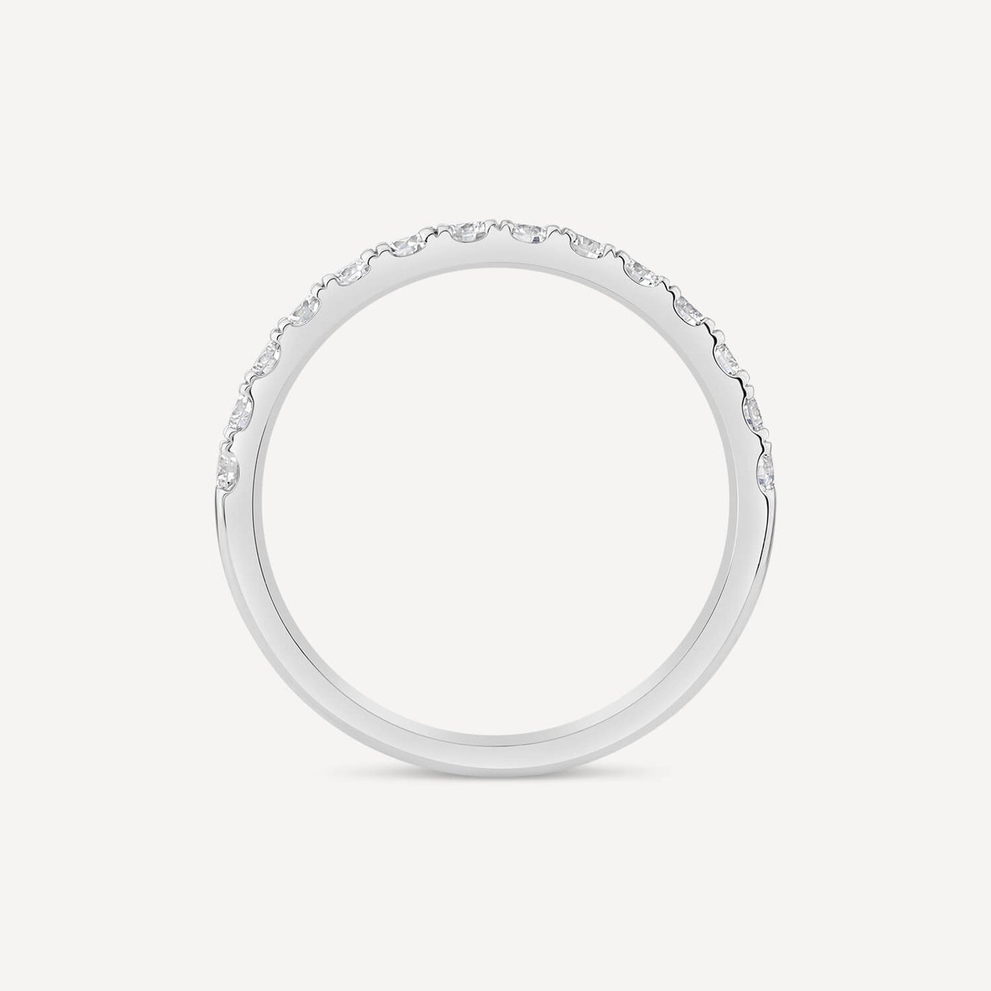 Born Platinum 0.40ct Lab Grown Split Claw Diamond Wedding Ring