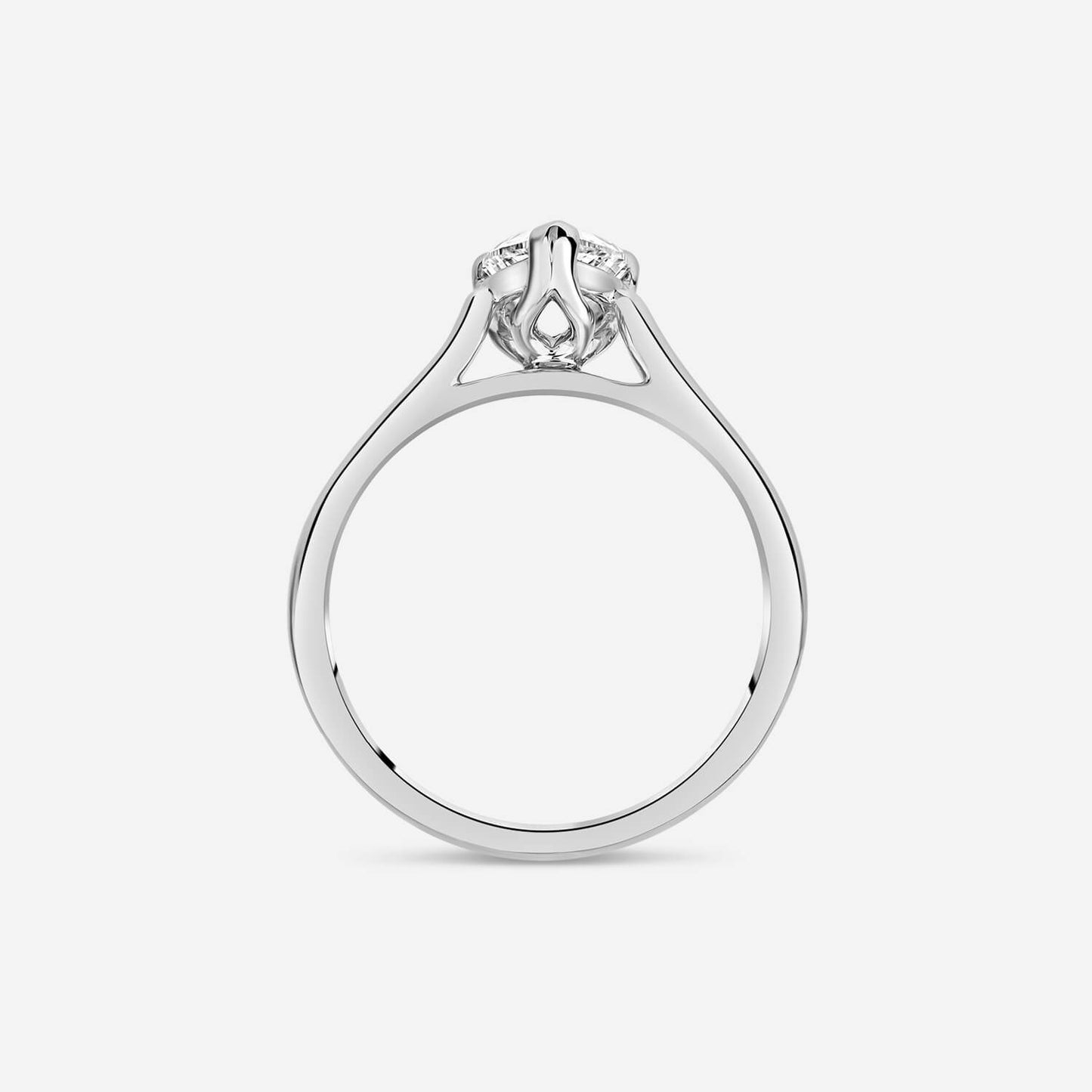 Born Platinum Lab Grown 1.20ct Pear Diamond Ring