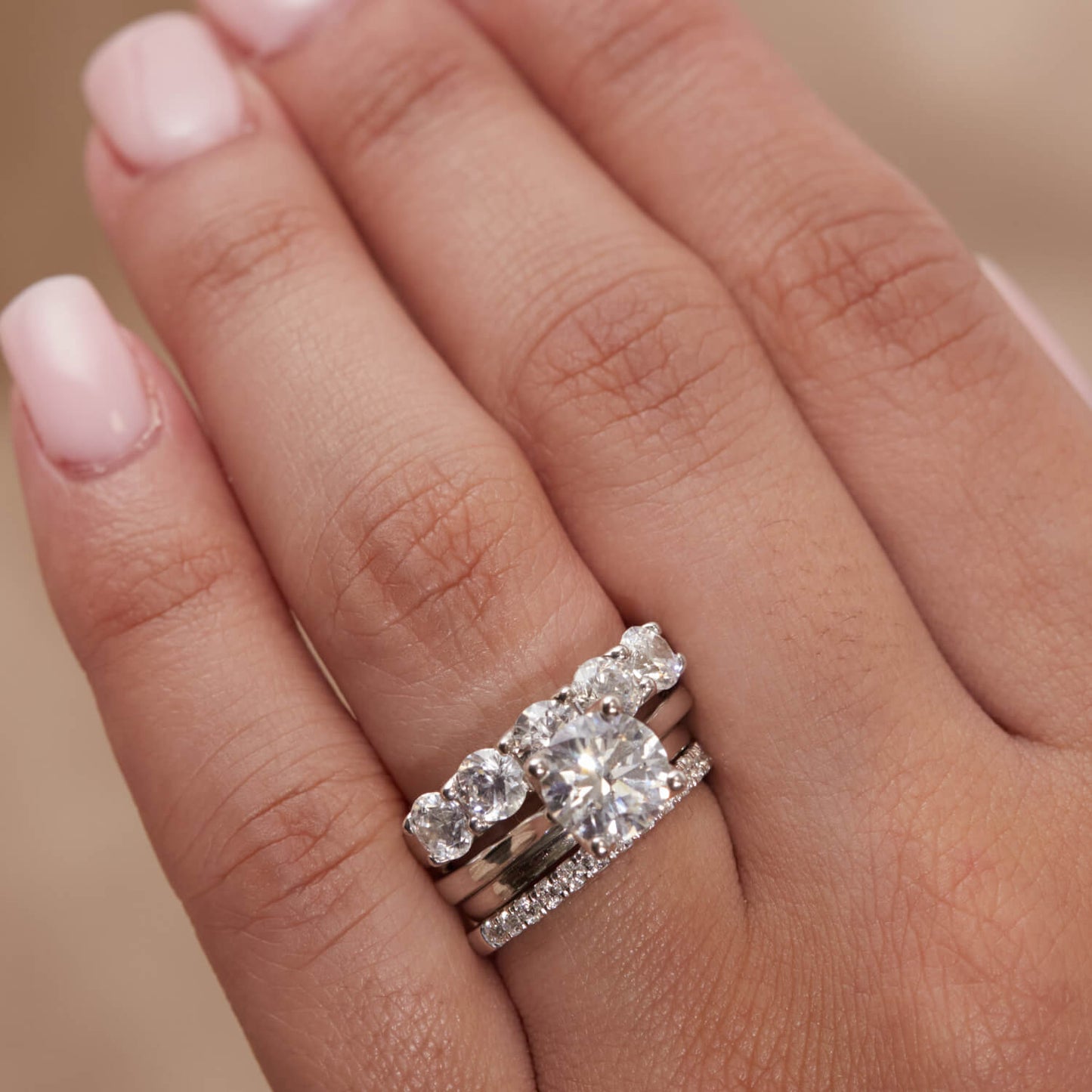 Born Platinum Lab Grown 2ct Round Solitaire Diamond Ring