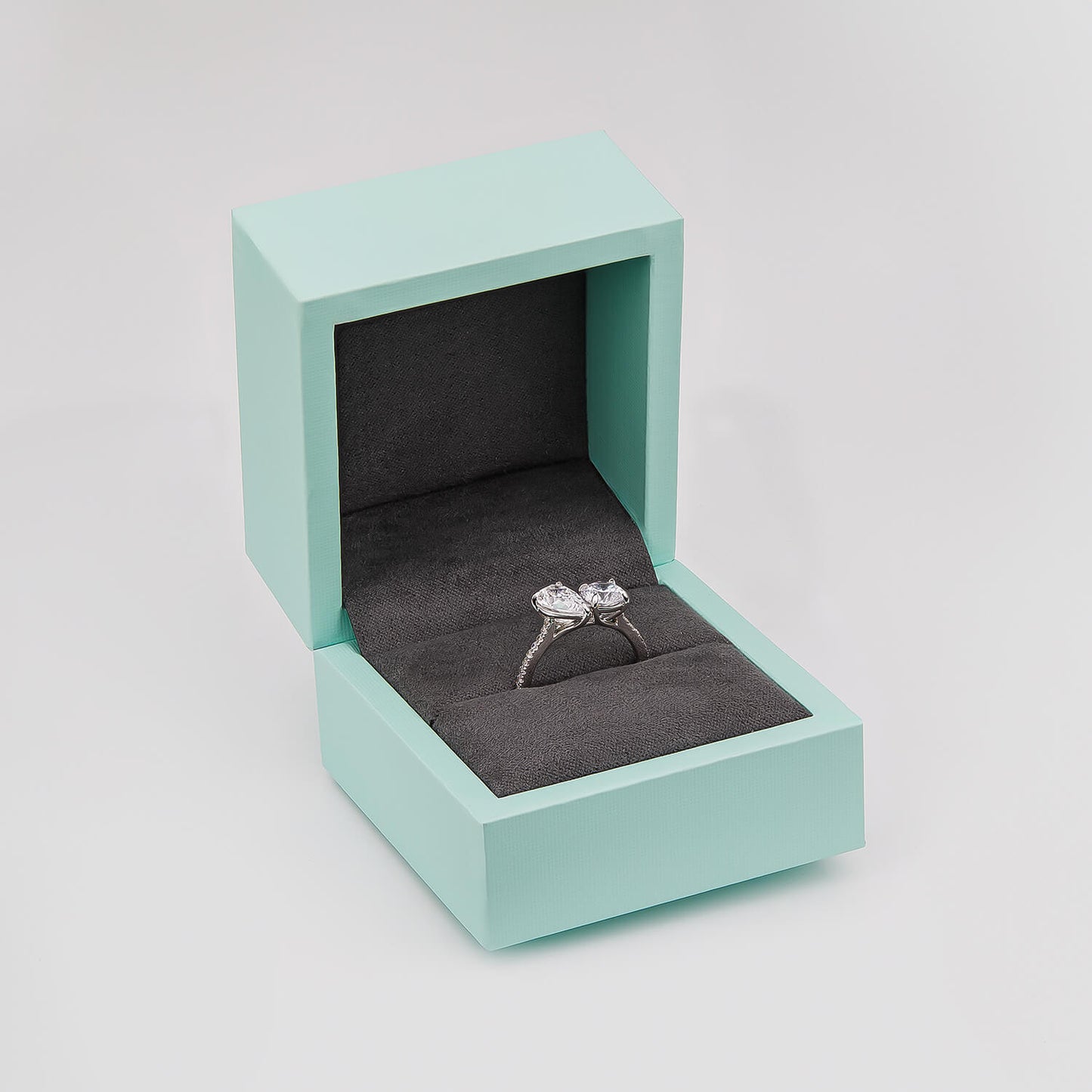 Born Platinum Toi Et Moi 2.15ct Lab Grown Pear & Brilliant Diamond Ring