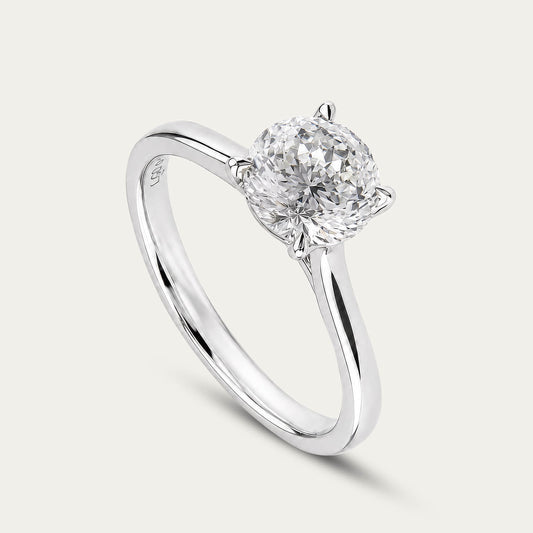 Born NOVA Platinum 1.50ct Round Lab Grown Diamond Solitaire Ring