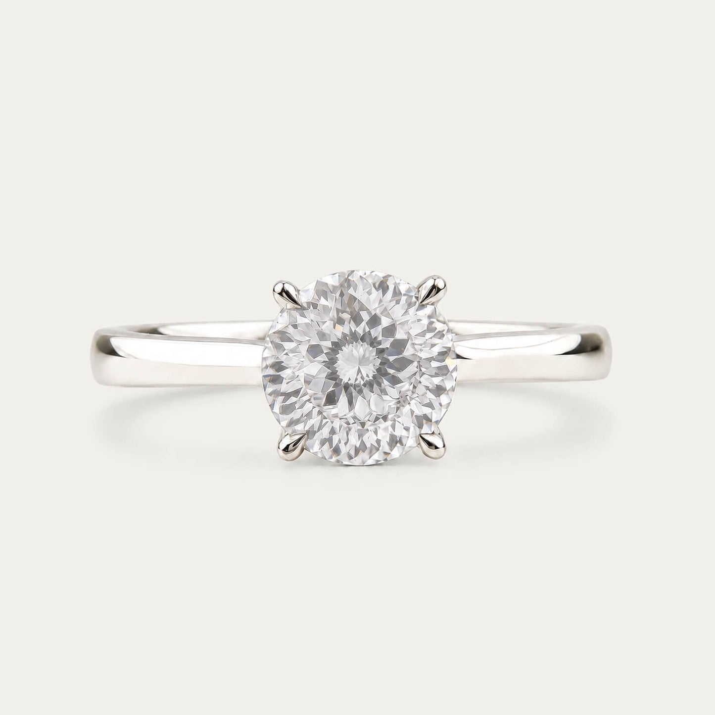 Born NOVA Platinum 1.50ct Round Lab Grown Diamond Solitaire Ring