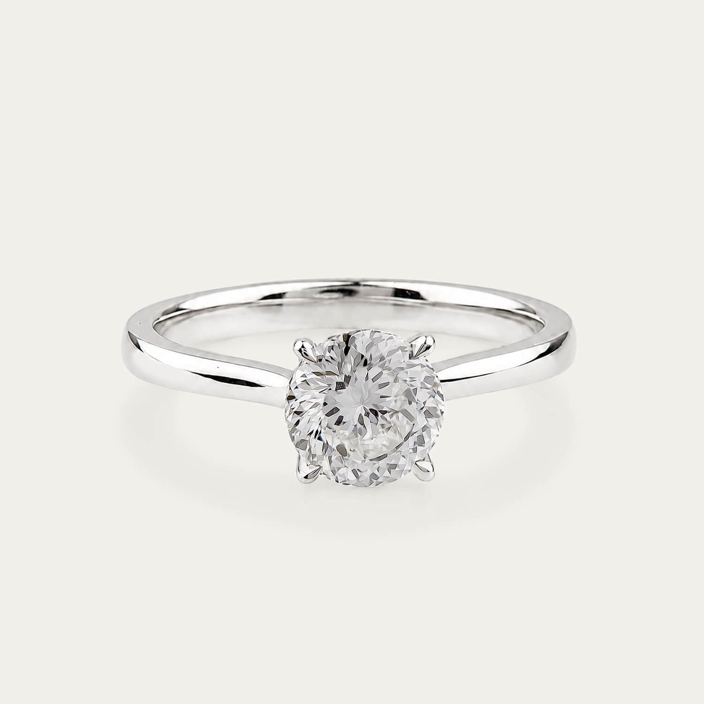 Born NOVA Platinum 1.50ct Round Lab Grown Diamond Solitaire Ring