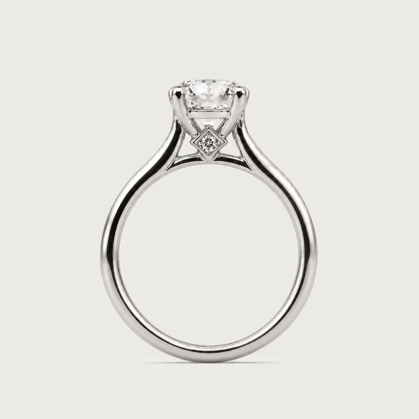 Born NOVA Platinum 1.50ct Oval Lab Grown Diamond Solitaire Ring